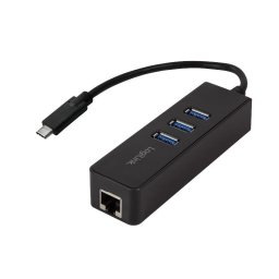 Tarjeta de Red LogiLink UA0283 USB 3.2 Gen 1 Ethernet Gigabit 1000 Mbit/s Negra