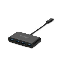 Hub Kensington 4 puertos 10 Gbps USB-C CH1200 Plug and Play Negro