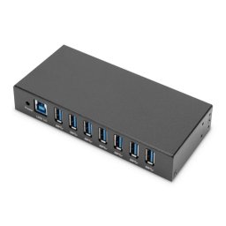 Hub Digitus 7 puertos 5 Gbit/s USB 3.2 Gen 1 Industrial Line Metal