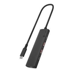 Hub ICY BOX 4 puertos USB 3.2 Gen 2 10 Gbit/s IB-HUB1437-CPD 100 W Negro