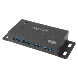 Hub LogiLink 4 puertos USB 3.2 Gen 1 5000 Mbit/s modelo UA0149 gris