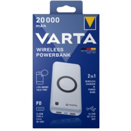 Power Bank Varta 57909 101 111 20000 mAh Quick Charge 3.0 Cargador Inalámbrico 20 W
