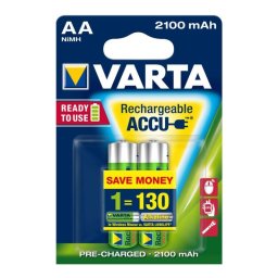 Batería recargable Varta Longlife AA 1.2 V 2100 mAh 2 piezas