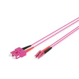 Cable de fibra óptica Digitus OM4 LC/SC 1 m