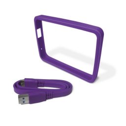 Funda para disco duro externo Western Digital Grip Pack Violeta My Passport Ultra