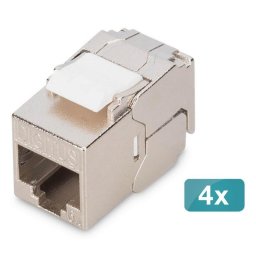 Módulo Keystone Digitus DN-93615-S-4 CAT 6A Apantallado Sin Herramientas