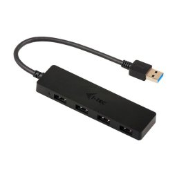 Hub I-Tec 4 puertos 5 Gbps USB 3.2 Gen 1 Advance Slim Passive Negro