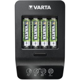Cargador Varta LCD SMART CHARGER+ para pilas AA/AAA con indicadores LED