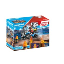 Set de coche y carreras Playmobil Stuntshow 70820 Multicolor 28 piezas