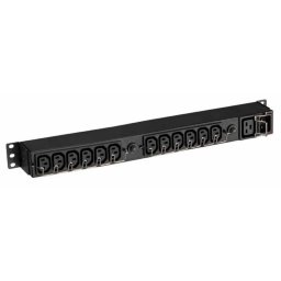 Regleta Eaton EFLX12I 13 Tomas Monofásica Rack 1U Negra Horizontal/Vertical