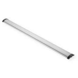 Organizador de cables Roline 19.08.3107 Piso Aluminio Negro Plata 1104x92x22 mm