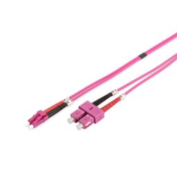 Cable de fibra óptica Digitus OM4 LC/SC 3 m