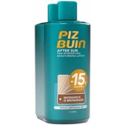 Piz Buin After Sun Loción Hidratante Intensificadora Del Bronceado 2x200ml