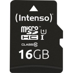 INTENSO 3423470 - Tarjeta de memoria MicroSDHC de 16 GB, Intenso Clase 10, UHS-1
