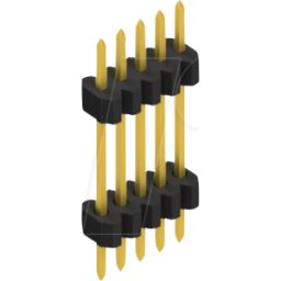 FISCHER ELEKTRONIK FIS SLVW6 092 5 - Tira apilable, 1 fila, 1 x 5 - 1,27 mm