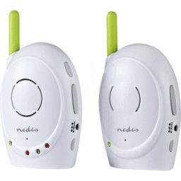 NEDIS N BAMO110AUWT - Audio Baby Monitor, 2.4 GHz, Talkback Function