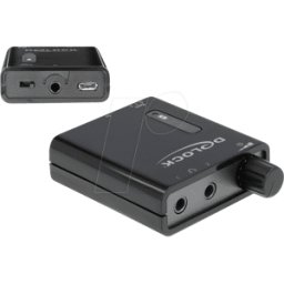 DELOCK 64056 - Amplificador de auriculares estéreo portátil