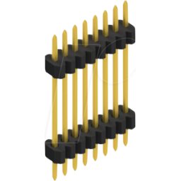 FISCHER ELEKTRONIK FIS SLVW6 117 8 - Tira apilable, 1 fila, 1 x 8 - 1,27 mm