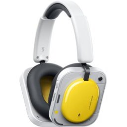 Nothing Auriculares de diadema inalámbricos Headphone (a). Blanco / Amarillo