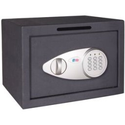 Btv Caja Fuerte Electrónica de Sobreponer Alpha 25 Ranura. Negro