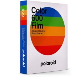 Polaroid Película instantánea Color Round Frame I-Type. Blanco