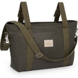 PAZ Rodríguez Bolso bandolera para silla colección Momo. Verde Pino niño