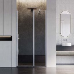 Profiltek Mampara de ducha frontal Arcoiris Plus AC-206 . (De 181 a 220 cm) Plata