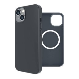 Muvit For Change Funda Recycletek Liquid Silicone Magsafe Negra Compatible con Apple iPhone 14