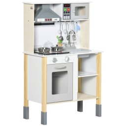 Aiyaplay Cocina De Juguete Madera Para Niños +3 Años Con Luz 70x29x90cm