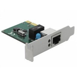 Tarjeta de Red Delock 90381 PCI Express Ethernet 100 Mbit/s Alámbrica Interna