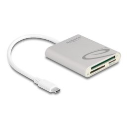 Lector de tarjetas Delock USB Type-C para CF, SD, Micro SD