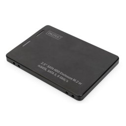 Caja PC Digitus Adaptador SSD M.2 mSATA 2,5" Aluminio Negro Compacta