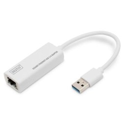 Adaptador Digitus USB 3.0 Gigabit Ethernet Blanco