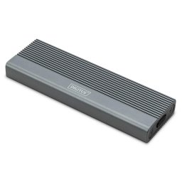 Caja PC Digitus DA-71156 M.2 Aluminio Negro Compacta y Portátil USB-C