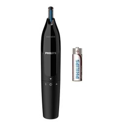 Cortapelos Nariz y Orejas Philips NT1650/16 Inalámbrico Batería AA Resistente al Agua