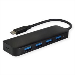 Hub Value 5 puertos 5000 Mbit/s USB 3.2 Gen 1 14.99.5039 aluminio negro