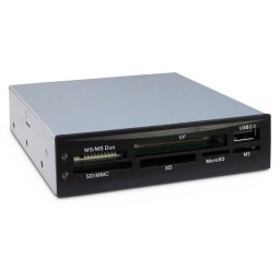 Lector de tarjetas Inter-Tech CI-02 USB 2.0 Multi-formato