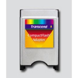 Lector de Tarjetas Transcend Adaptador CompactFlash a PCMCIA Plata