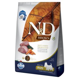 N&D Dog Brown Adult Mini con cordero, zanahoria y espirulina - 2 x 5 kg