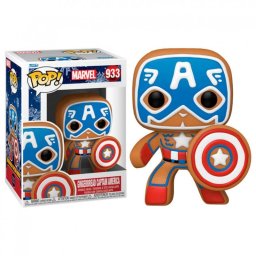 Funko Pop Marvel Navidad Galleta Capitán América