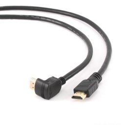 Gembird Cable HDMI Acodado 2.0 1.8m Negro