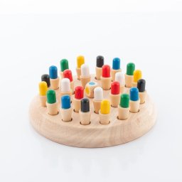 Innovagoods Taeda Ajedrez de Memoria de Madera 26 Piezas
