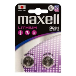 Batería Maxell 12239100 CR2016 Litio 3V 90mAh Blister 2 unidades