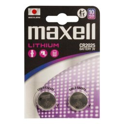 Batería Maxell 12239200 CR2025 Litio 3V Pack 2 unidades 170mAh