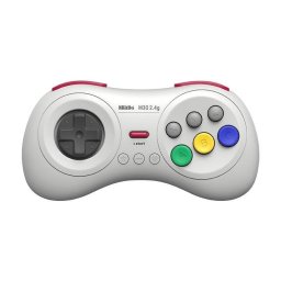 Mando inalámbrico 8Bitdo M30 2.4G Blanco Nintendo Switch ergonómico