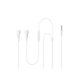Auriculares Samsung EHS64 con cable, jack 3,5 mm, llamadas y música, control de volumen, blancos