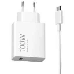 Cargador de Pared Xiaomi 100W Combo de Carga USB Tipo A Blanco