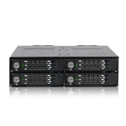 Caja PC Icy Dock ToughArmor MB720M2K-B M.2 Metal Negro Hot-swap SAS