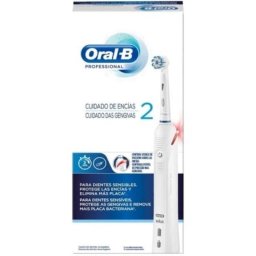 Cepillo de Dientes Oscilante Rotativo Braun Oral-B Profesional 2 2 Modos Sensor de Presión Temporizador
