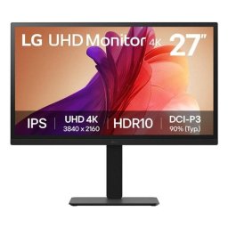 Monitor LG 27BA45U-B 27" UltraHD 4K 60Hz IPS HDR10 Ajuste en altura